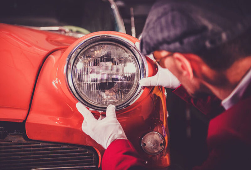 Car being restored at restoration shop | Alliant Private Client