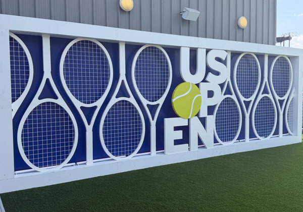 Tennis Racket US Open Sign 1400X1700