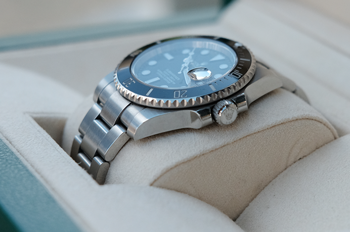 Side view of Rolex watch | Alliant Private Client