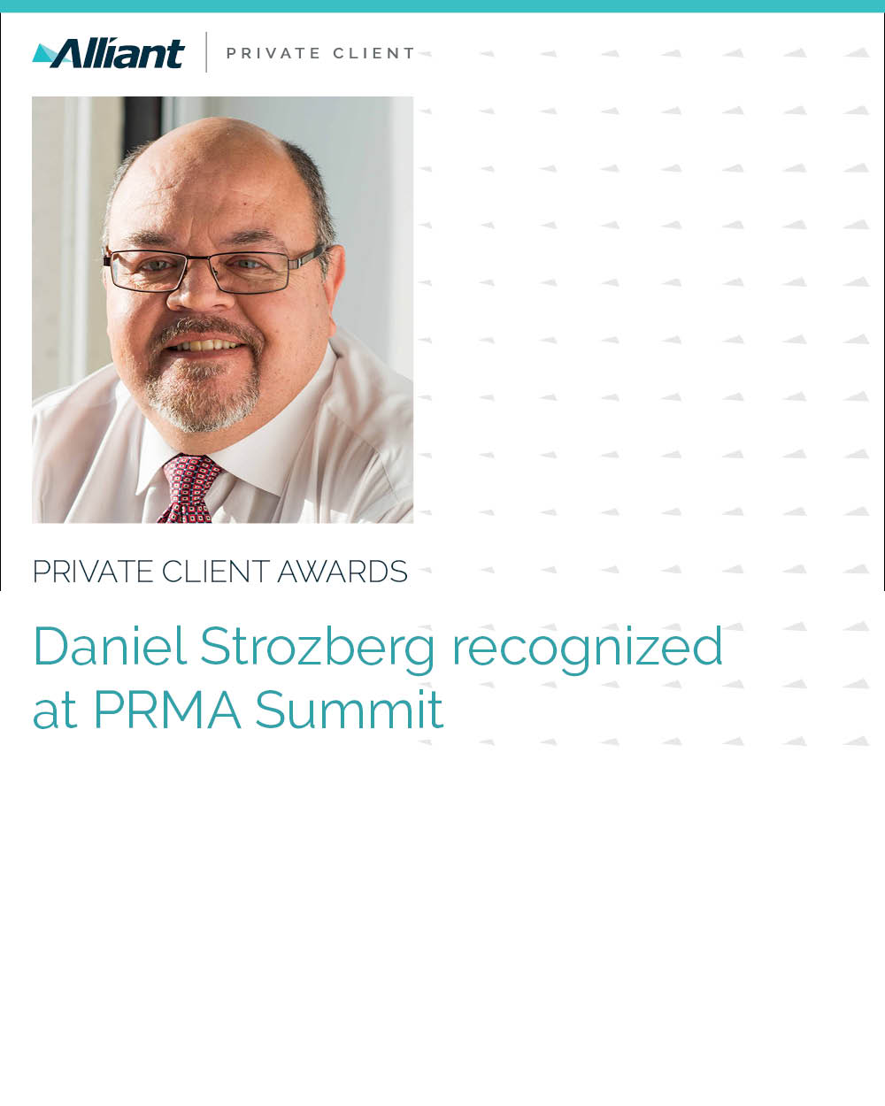 Press Image - <h1>Daniel Strozberg Recognized for Leadership in Claims Advocacy at PRMA Summit</h1>